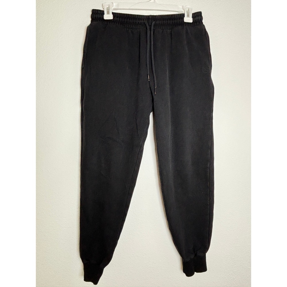 Tala Skinluxe Joggers Black Cotton Spandex Sweatpants Mens XL Drawstring Cuffs
